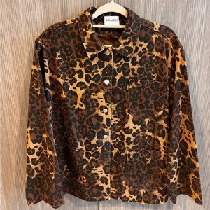 FRNCH Animal Print Jacket